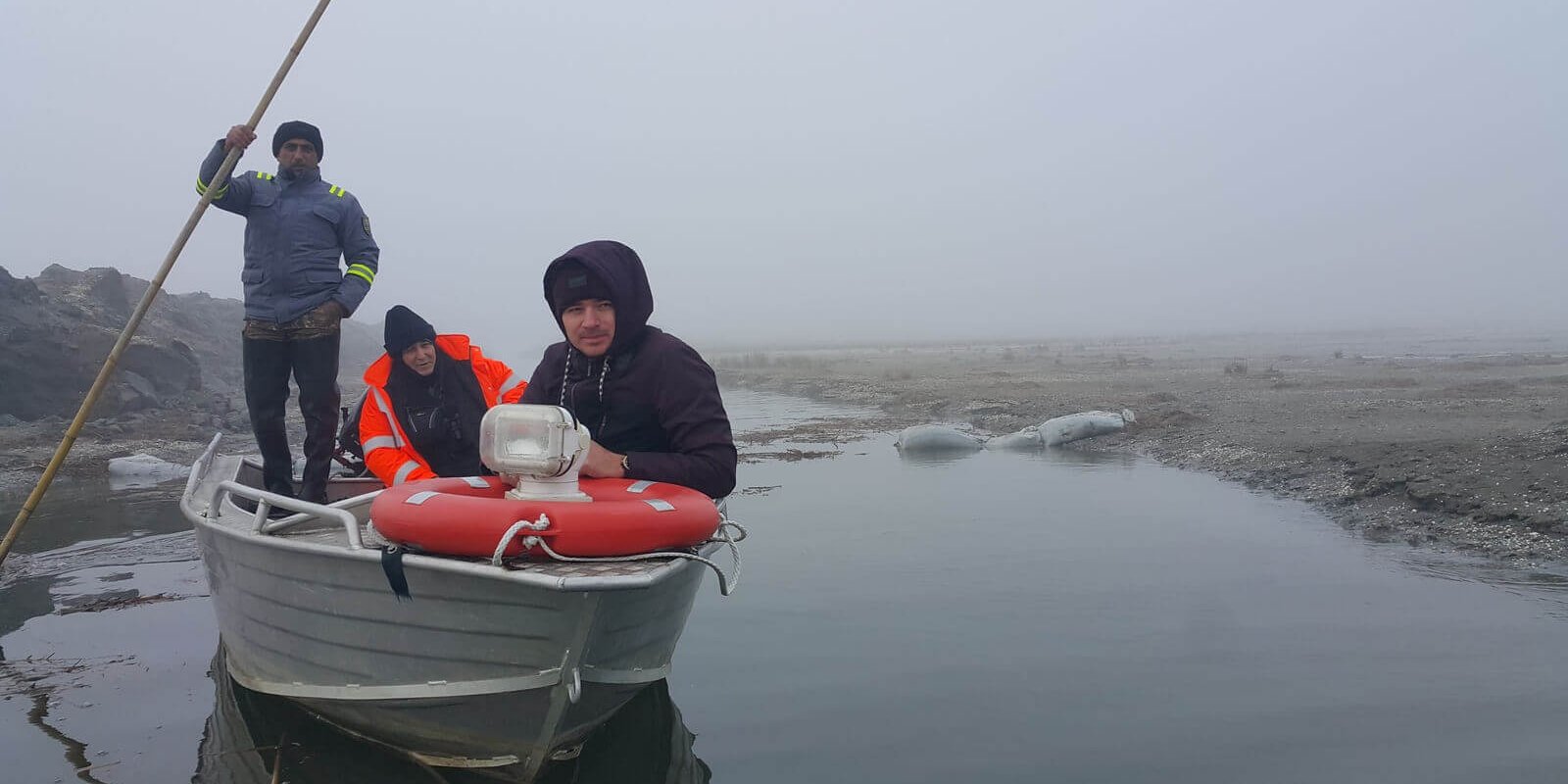 Орнитолог Астраханского заповедника Максим Перковский