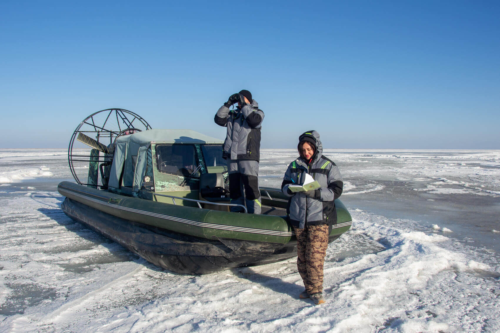 Орнитологи за работой_Игорь Мещеряков